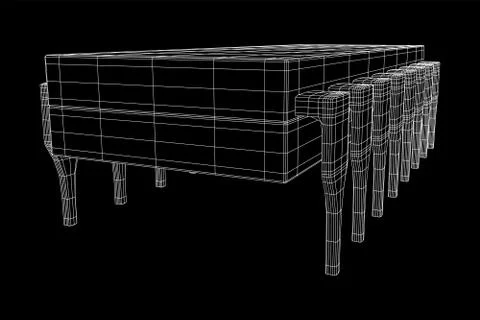 Micro-chip quantum processor Stock Illustration