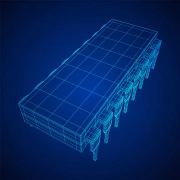 Micro-chip quantum processor Stock Illustration