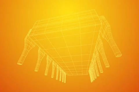 Micro-chip quantum processor Stock Illustration