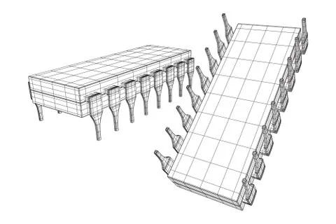 Micro-chip quantum processor Stock Illustration