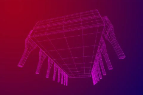 Micro-chip quantum processor Stock-Illustration