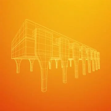 Micro-chip quantum processor Stock-Illustration