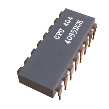 Micro-chip quantum processor Stock-Illustration