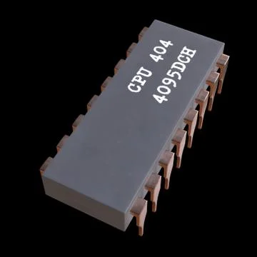 Micro-chip quantum processor Stock Illustration