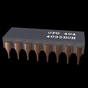 Micro-chip quantum processor Stock Illustration