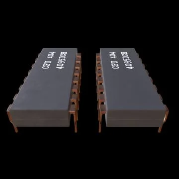 Micro-chip quantum processor Stock Illustration
