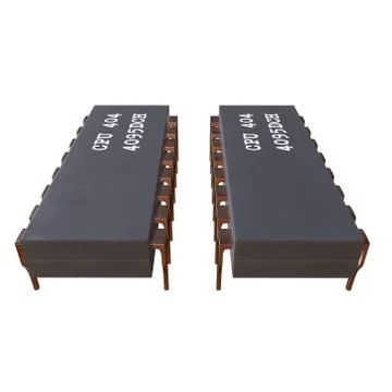 Micro-chip quantum processor Stock Illustration