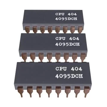 Micro-chip quantum processor Stock Illustration