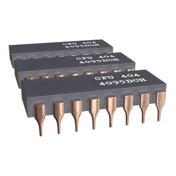 Micro-chip quantum processor Stock Illustration