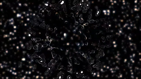 Micro cosmos black hole 2 (loops) HD Stock Footage 6524294