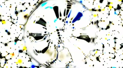 Micro cosmos negative space (loops) HD Stock Footage 6524621