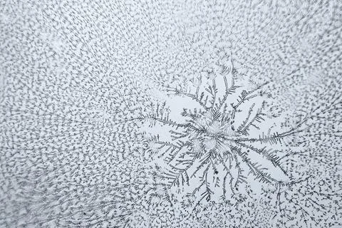 Micro crystal pattern microscopic shot showing a abstract pattern of micro... 库存照片