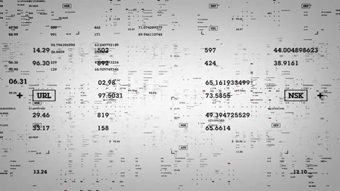 Micro Data White Stock Footage 76257041