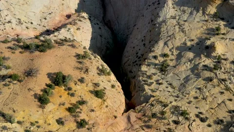 Micro Death Rappel Straight Down Stock Footage 170188656