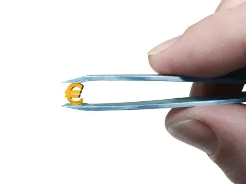 Micro euro Illustrazione stock