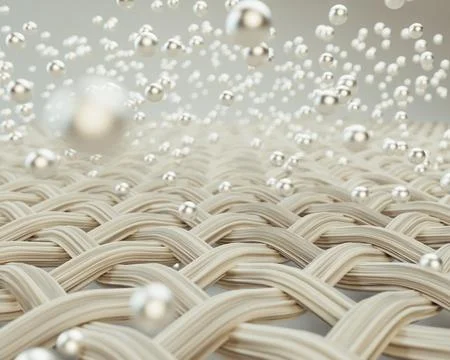 Micro Fabric And Silver Particles Illustrazione stock