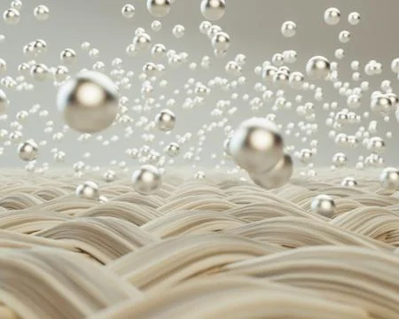 Micro Fabric And Silver Particles Illustrazione stock