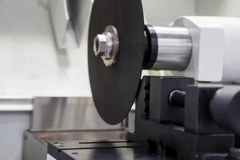 Micro fiber cutting machine Stock Photos