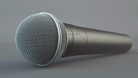 Micro floating particle Stock Illustration