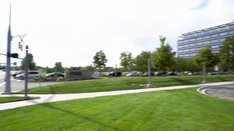 Micro Focus Building 4K Stock Footage 105182252