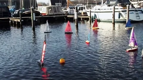   Micro Magic Regatta in the Netherlands Video stock 85268872