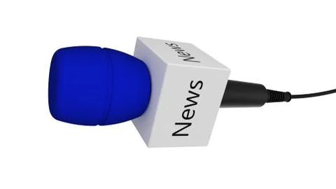 Micro news Stock Illustration