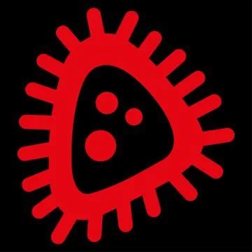 Micro Parasite Icon 스톡 일러스트