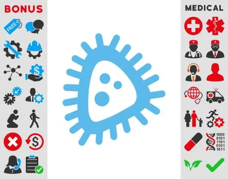 Micro Parasite Icon Illustration