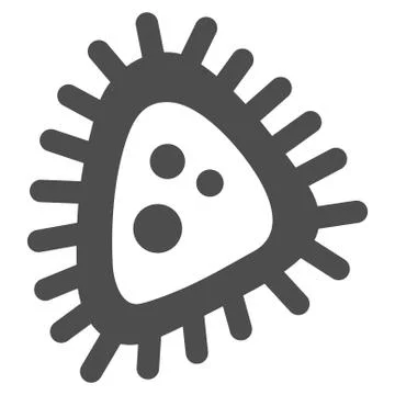 Micro Parasite Icon 스톡 일러스트