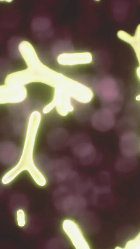 Micro particles floating and interacting in a colorful abstract space Stock Footage 324498260