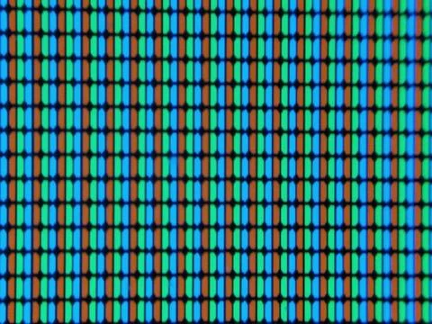 Micro pixels of display Stock Photos