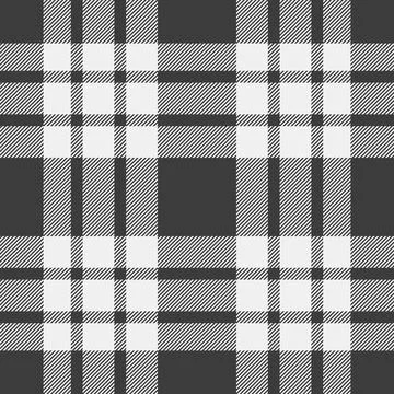 Micro plaid vector tartan, kind seamless pattern check. Flow texture fabric.. 库存插图
