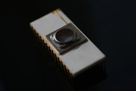 Micro processor technology Stock Photos