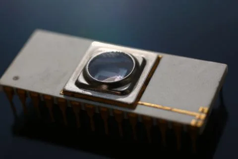 Micro processor technology Stock Photos