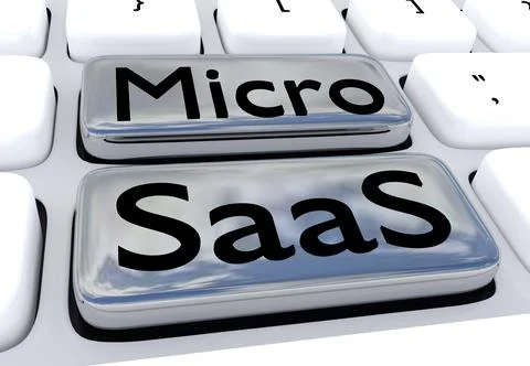 Micro SaaS concept Stock Illustration