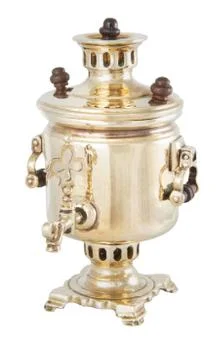 Micro samovar isolated Stock Photos