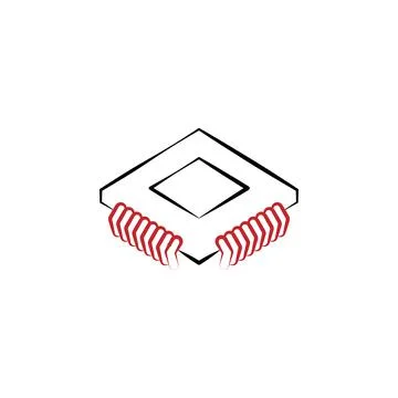 Micro scheme 2 colored hand drawn icon. Electronics colored element illustration Stockillustratie