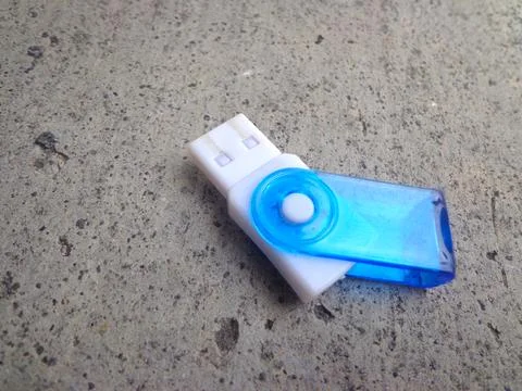 Micro sd adapter in the shape of a usb flashdisk Stock Photos