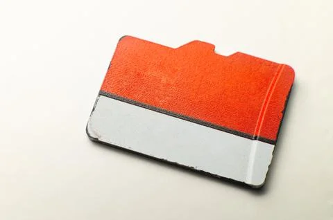 Micro SD memory card on a white background. close-up, top view. Color map in Stock Photos