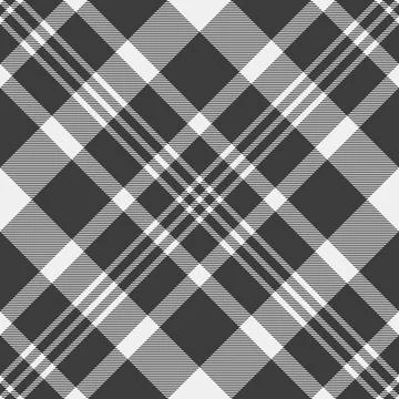 Micro seamless background textile, doodle pattern tartan fabric. Internatio.. Stock Illustration