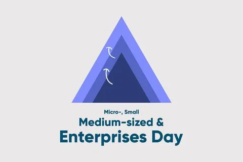 Micro-, Small and Medium-sized Enterprises Day vector illustration Stock Illustration