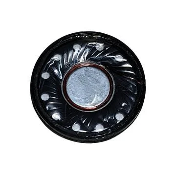 Micro speaker driver white background Stockfoto's