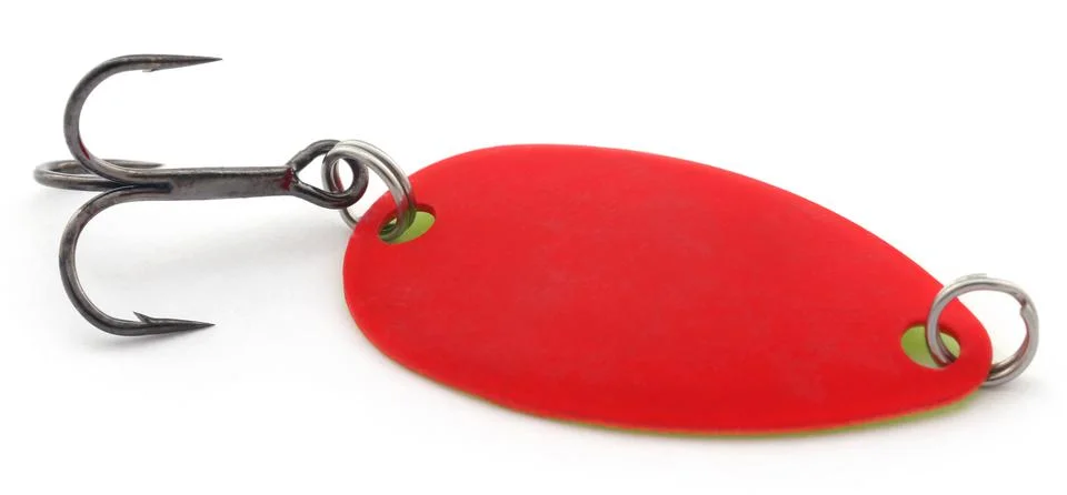 Micro spoon for catch fish Stock Photos