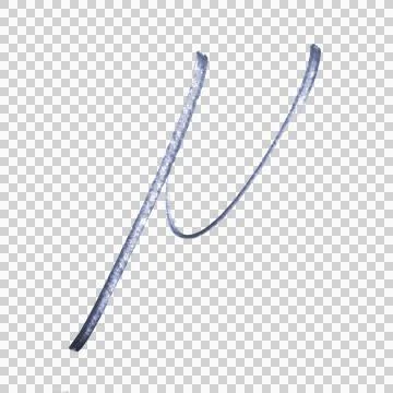 The micro symbol drawn with black marker Stock Illustration