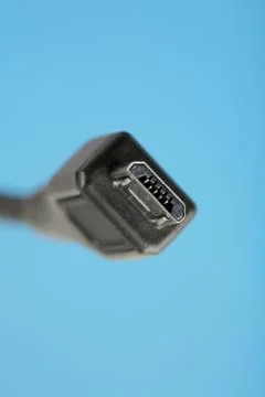 Micro-USB connector Foto stock