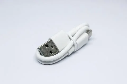 Micro usb to usb cable Stock Photos