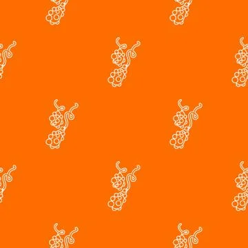 Micro vibrio pattern vector orange Stock Illustration