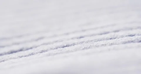 Micro video of close up of white wooly fabric with copy space Stock Footage 331208784