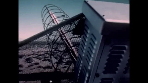 Micro-wave power is harnessed to control Early Bird, the world's first Stock Footage 79429332