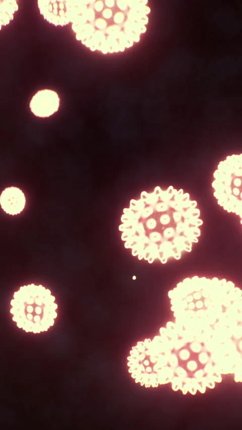 Micro wonders illuminate the dark expanse with vibrant colors at night Stock Footage 324498283